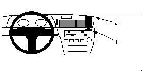 ProClip Monteringsbygel Toyota Carina 88-91, Centrerad i gruppen Billjud / Vad passar i min bil / Toyota / Carina / Carina 1988-1992 hos BRL Electronics (240851826)