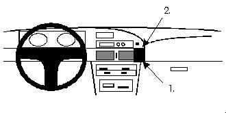 Brodit ProClip, Toyota Corolla 88-92 i gruppen Billjud / Vad passar i min bil / Toyota / Corolla / Corolla 1991-1995 hos BRL (240851857)