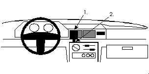 ProClip Monteringsbygel Ford Fiesta 89-95, Centrerad i gruppen Billjud / Vad passar i min bil / Ford / Fiesta / Fiesta 1989-1995 hos BRL Electronics (240851866)