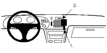 ProClip Monteringsbygel Toyota Celica 90-93, Centrerad i gruppen Billjud / Vad passar i min bil / Toyota / Celica / Celica 1990-1994 hos BRL Electronics (240851875)