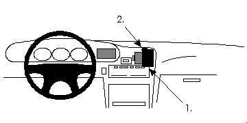 ProClip Monteringsbygel Nissan Maxima 11-15, Centrerad i gruppen Billjud / Vad passar i min bil / Nissan / Maxima hos BRL Electronics (240851882)