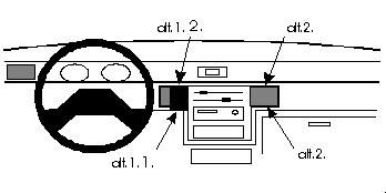 ProClip Monteringsbygel Mitsubishi L200/Pick Up 92-96, Centrerad i gruppen Billjud / Vad passar i min bil / Mitsubishi hos BRL Electronics (240851908)