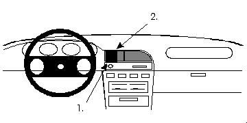 ProClip Monteringsbygel Nissan Sunny Sedan 91-95, Centrerad i gruppen Billjud / Vad passar i min bil / Nissan / Sunny hos BRL Electronics (240851916)