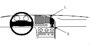 ProClip Monteringsbøyle Hyundai Elantra 91-95, Sentrert i gruppen Billyd / Hva passer i min bil  / Hyundai / Elantra / Elantra 1992-2000 hos BRL Electronics (240851923)