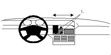 ProClip Monteringsbygel Fiat Tempra 91-96/Tipo 89-91 (Digital), Centrerad i gruppen Billjud / Vad passar i min bil / Fiat / Tempra hos BRL Electronics (240851930)