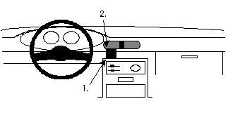 ProClip Monteringsbygel Mazda 121 91-95, Centrerad i gruppen Billjud / Vad passar i min bil / Mazda / Mazda 121 / Mazda 121 1988-1996 hos BRL Electronics (240851948)