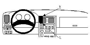 ProClip Monteringsbygel Lexus GS Serie 93-97, Centrerad i gruppen Billjud / Vad passar i min bil / Lexus hos BRL Electronics (240852044)