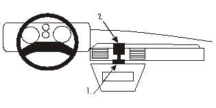 ProClip Monteringsbygel Landrover Discovery 90-93, Centrerad i gruppen Billjud / Vad passar i min bil / Landrover hos BRL Electronics (240852046)