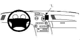 ProClip Monteringsbygel Toyota Supra 94-98, Centrerad i gruppen Billjud / Vad passar i min bil / Toyota / Supra / Supra 1993-2002 hos BRL Electronics (240852060)