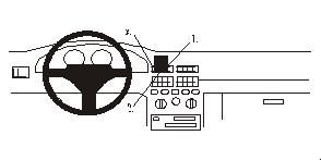 ProClip Monteringsbygel Fiat Punto 94-99, Centrerad i gruppen Billjud / Vad passar i min bil / Fiat / Punto hos BRL Electronics (240852063)