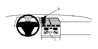 ProClip Monteringsbygel Alfa Romeo 164 91-98, Centrerad i gruppen Billjud / Vad passar i min bil / Alfa Romeo hos BRL Electronics (240852076)