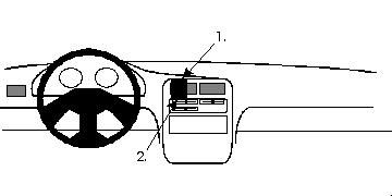 ProClip Monteringsbøyle Daihatsu Charade 94-05, Sentrert i gruppen Billyd / Hva passer i min bil  / Daihatsu hos BRL Electronics (240852086)