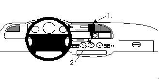 ProClip Monteringsbygel Ford Transit 95-99, Centrerad i gruppen Billjud / Vad passar i min bil / Ford / Transit / Transit 2000-2006 hos BRL Electronics (240852089)