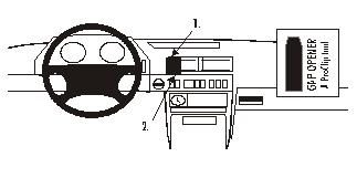 ProClip Monteringsbygel Landrover Range Rover 95-01, Centrerad i gruppen Billjud / Vad passar i min bil / Landrover hos BRL Electronics (240852105)