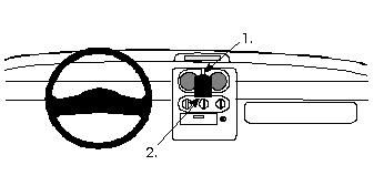 ProClip Monteringsbøyle Renault Twingo 95-05, Sentrert i gruppen Billyd / Hva passer i min bil  / Renault / Twingo hos BRL Electronics (240852128)