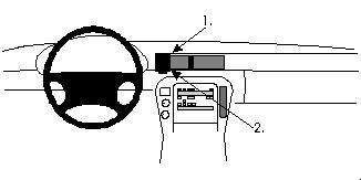 ProClip Monteringsbygel Lexus SC Serie 92-00, Centrerad i gruppen Billjud / Vad passar i min bil / Lexus hos BRL Electronics (240852244)