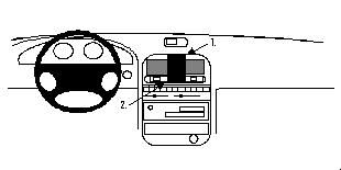 ProClip Monteringsbygel Honda Integra 98-03, Centrerad i gruppen Billjud / Vad passar i min bil / Honda hos BRL Electronics (240852273)