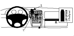 Brodit ProClip, Isuzu/Opel i gruppen Billjud / Vad passar i min bil / Isuzu hos BRL (240852380)