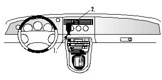 Brodit ProClip, Jaguar XK8 / XKR/XK-Series 97-06 i gruppen Billjud / Vad passar i min bil / Jaguar hos BRL (240852429)