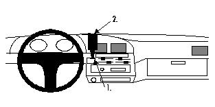 Brodit ProClip, Toyota/Volkswagen i gruppen Billjud / Vad passar i min bil / Toyota / Hilux / Hilux 1988-1997 hos BRL (240852482)