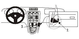 ProClip Monteringsbygel Alfa Romeo 156 98-01, Vinklad, låg i gruppen Billjud / Vad passar i min bil / Alfa Romeo hos BRL Electronics (240852517)