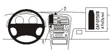 ProClip Monteringsbygel Lexus GS Serie 98-05, Centrerad i gruppen Billjud / Vad passar i min bil / Lexus hos BRL Electronics (240852540)