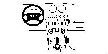 ProClip Monteringsbygel Audi TT 99-06, Vinklad i gruppen Billjud / Vad passar i min bil / Audi / Audi TT / Audi TT 1999-2006 hos BRL Electronics (240852676)