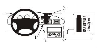 ProClip Monteringsbøyle Ford Ranger 01-06/Mazda B-series 99-07, Sentrert i gruppen Billyd / Hva passer i min bil  / Ford / Ranger / Ranger 2004-2006 hos BRL Electronics (240852727)