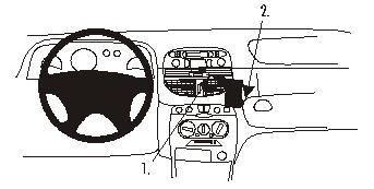 ProClip Monteringsbygel Fiat Punto 00-03, Vinklad i gruppen Billjud / Vad passar i min bil / Fiat / Punto hos BRL Electronics (240852760)