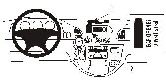 Brodit ProClip, Mercedes Benz Sprinter 00-06 i gruppen Billjud / Vad passar i min bil / Mercedes / Sprinter / Sprinter 1995-2006 hos BRL (240852796)