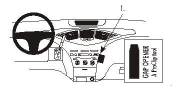 ProClip Monteringsbygel Toyota Prius 00-03, Vinklad i gruppen Billjud / Vad passar i min bil / Toyota / Prius / Prius 2000-2003 hos BRL Electronics (240852802)