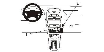 ProClip Monteringsbøyle Nissan Maxima 00-04, Vinklet i gruppen Billyd / Hva passer i min bil  / Nissan / Maxima hos BRL Electronics (240852811)