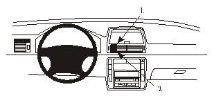 Volkswagen Sharan 01-10, Centrerad
