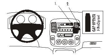 ProClip Monteringsbygel Ford Maverick 01-07 i gruppen Billjud / Vad passar i min bil / Ford / Maverick / Maverick 1993-2003 hos BRL Electronics (240852899)