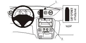 ProClip Monteringsbygel Daihatsu YRV 01-07, Centrerad i gruppen Billjud / Vad passar i min bil / Daihatsu hos BRL Electronics (240852939)