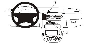 Brodit ProClip, Mercedes Benz A-Class 01-04 i gruppen Billjud / Vad passar i min bil / Mercedes / A-klass / A-klass W168 1997-2004 hos BRL (240852947)