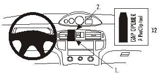 ProClip Monteringsbøyle Hyundai Matrix 02-11, Sentrert i gruppen Billyd / Hva passer i min bil  / Hyundai / Matrix / Matrix 2005- hos BRL Electronics (240852953)