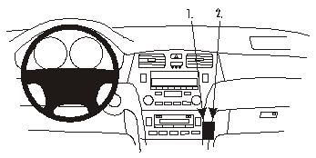 ProClip Monteringsbygel Lexus ES Serie 02-06, Vinklad i gruppen Billjud / Vad passar i min bil / Lexus hos BRL Electronics (240852956)