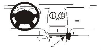 ProClip Monteringsbygel Seat Arosa 01-04, Vinklad i gruppen Billjud / Vad passar i min bil / Seat / Arosa hos BRL Electronics (240852984)