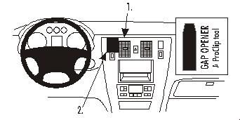 ProClip Monteringsbygel Hyundai Terracan 02-07, Centrerad i gruppen Billjud / Vad passar i min bil / Hyundai / Terracan / Terracan 2001-2007 hos BRL Electronics (240853003)