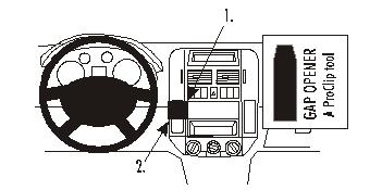 Brodit ProClip, Volkswagen Polo 02-09 i gruppen Billjud / Vad passar i min bil / Volkswagen / Polo / Polo 2005-2009 hos BRL (240853027)