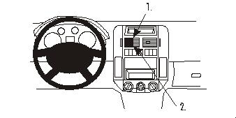 Brodit ProClip, Volkswagen Polo 02-09 i gruppen Billjud / Vad passar i min bil / Volkswagen / Polo / Polo 2005-2009 hos BRL (240853028)