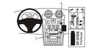 ProClip Monteringsbygel Hyundai Coupé 02-09, Vinklad i gruppen Billjud / Vad passar i min bil / Hyundai / Coupe / Coupe 1996-2001 hos BRL Electronics (240853037)