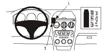 Brodit ProClip, Mazda 6 02-07 i gruppen Billjud / Vad passar i min bil / Mazda / Mazda 6 / Mazda 6 2002-2007 hos BRL (240853091)
