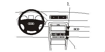 Brodit ProClip, Audi A4 Cabriolet/S4 Cabriolet 02-07 i gruppen Billjud / Vad passar i min bil / Audi / Audi A4 / Audi A4 2004-2008 / Övrigt hos BRL (240853092)