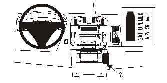 Brodit ProClip, Cadillac SRX 04-06 i gruppen Nyheter hos BRL (240853093)
