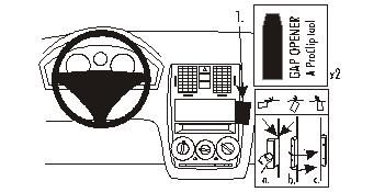 ProClip Monteringsbygel Hyundai Getz 02-05, Vinklad i gruppen Billjud / Vad passar i min bil / Hyundai / Getz / Getz 2002-2009 hos BRL Electronics (240853140)