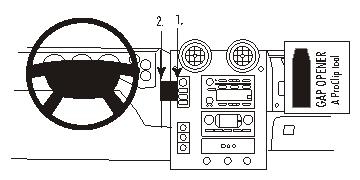 Brodit ProClip, Hummer H2 03-07 i gruppen Billjud / Vad passar i min bil / Hummer hos BRL (240853216)