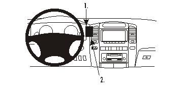 ProClip Monteringsbygel Lexus LX Serie 03-07, Centrerad i gruppen Billjud / Vad passar i min bil / Lexus hos BRL Electronics (240853222)
