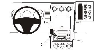 ProClip Monteringsbygel Nissan 350 Z 03-09, Centrerad i gruppen Billjud / Vad passar i min bil / Nissan / 350 Z hos BRL Electronics (240853250)